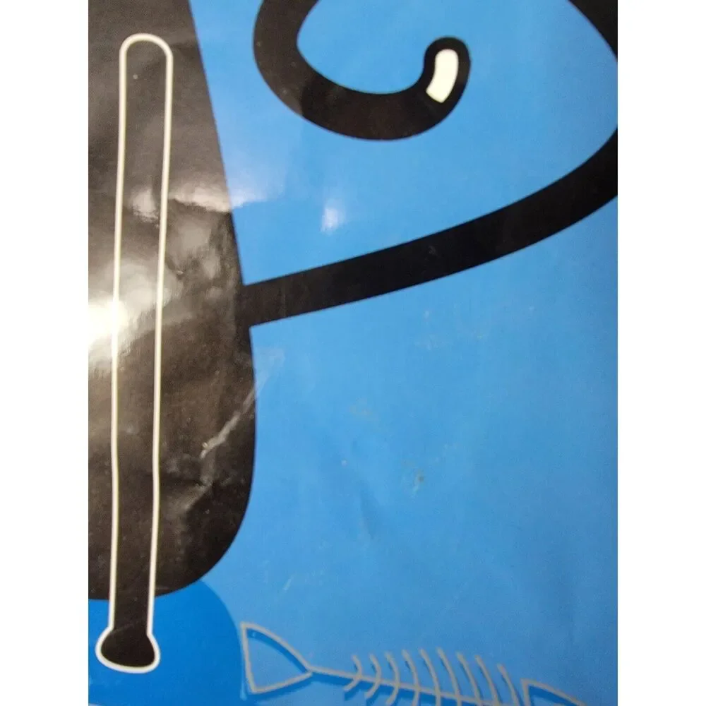 Gift Bag Viola Vintage 2000s Black Cat‎ Renaissance Gift Bags Blue Cartoon